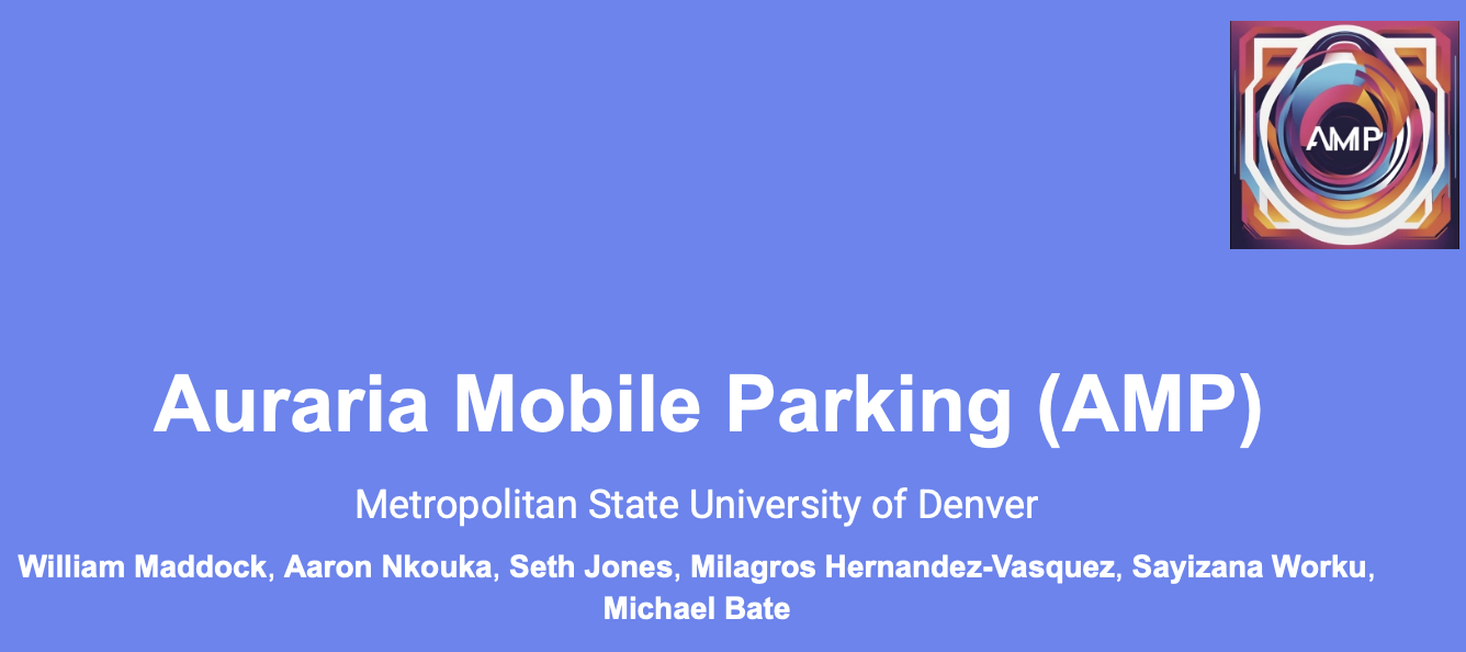 Auraria Mobile Parking App Screenshot